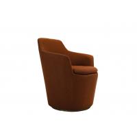 China Commercial Lobby Lounge Furniture OEM Leather Swivel Armchair on sale