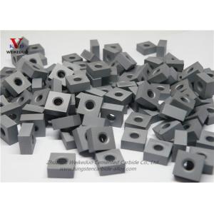 Various Grade Tungsten Carbide Inserts Stainless Steel / Aluminum Processing