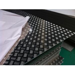 China Non Slip 6061 T6 Five Bars 2mm Aluminium Checker Plate supplier