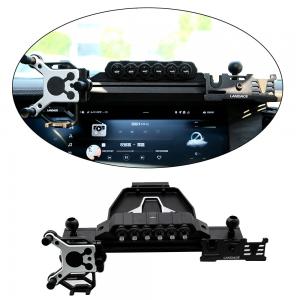 Mechanical Style 6 Gang Switch Panel with Phone Holder and Center Console Bracket