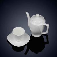 China Customized Porcelain Dinner Set White Color Square Ceramic Dinnerware on sale