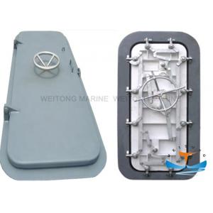 Single Leaf Watertight Doors Marine , Quick Action Waterproof Hatch Door