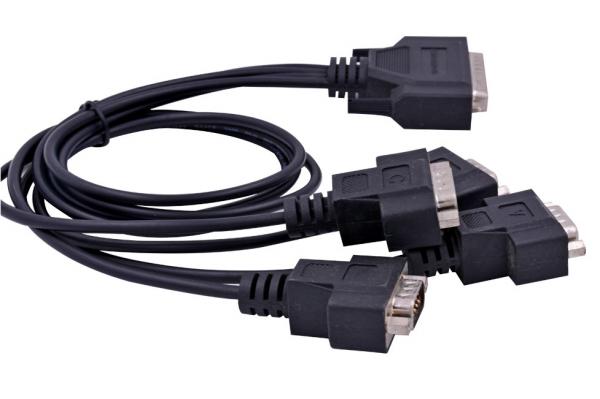 High Quality Male to Male 4-in-1 DB 9 to DB 44 D-sub OEM Cable Connector