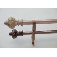 China Window European Style Injection Molding Curtain Rail Finials on sale