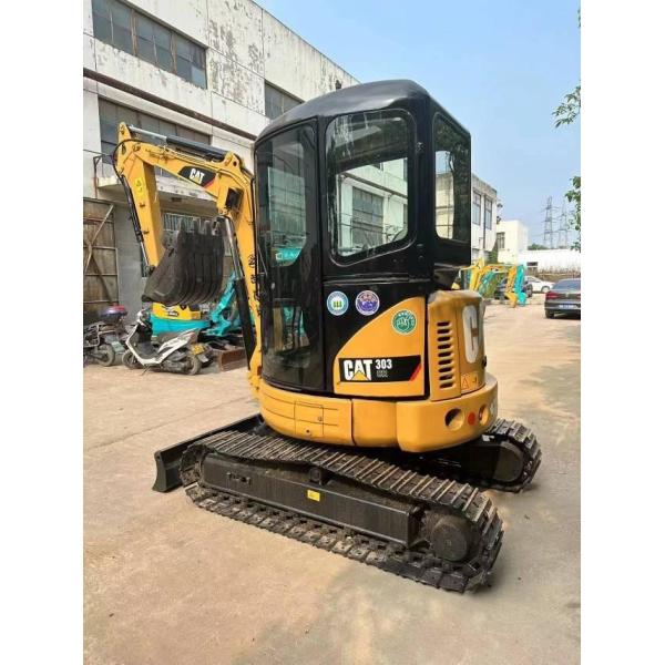 Second-hand Hydraulic Excavator CAT 303 CR With Engine Model Cat C1.1T Used Excavator