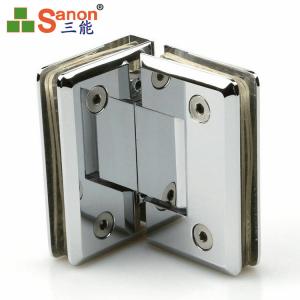 China Hotel Bathroom SS Door Fittings Stainless Steel Flag Square Spring Hinge supplier