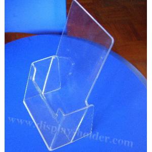 China Tabletop File Holder Clear Acrylic Brochure Holder supplier