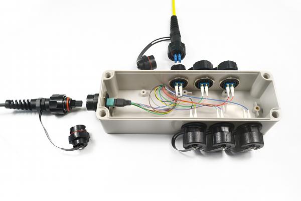 Multi Port ( MTP / MPO / LC / SC) Fiber Optic Terminal Box , Odva Fiber Optic