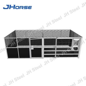 China Movable Infilled HDPE Waterproof Horse Stall Panels supplier