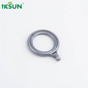 China ABS Plastic Drapery Curtain Rod Rings Sapphire Color With Sanding Process supplier