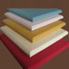 Fireproof Material Acoustic Fabric Wall Covering Red / Yellow / White