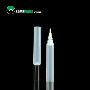China 15ml Screw Caps Brush Head Lip Gloss Tube Cosmetic Packaging Container Tube supplier
