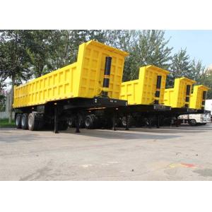 CIMC hydraulic enclose fifth wheel heavy duty dump trailer cargo dumping trailer for sale