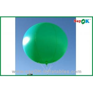 China Holiday Inflatable Balloon Vivid Green Color Inflatable Helium Balloon supplier