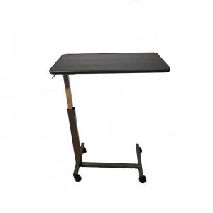 71.5cm Detachable Height Adjustable Hospital Bed Table Disabled Overbed Desk On Wheels