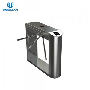 China Stainless Steel Housing Automatic Bridge Tripod Security Gates With Brushless Motor supplier
