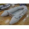 V Shaped PVC Inflatable Boat With 4 Individual Air Chambers / Aluminum Floor
