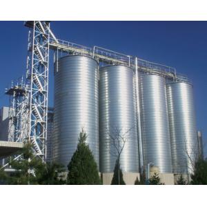 China Steel Corrugated Grain Silo Corn Storage Hot Dipped Galvanized Material supplier