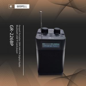 LCD Bluetooth Gospell World Band Am Fm Tuner Receiver