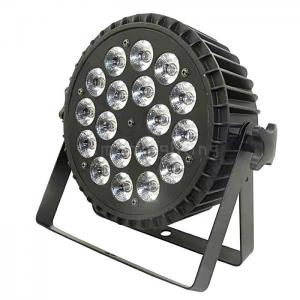 Big Lens DMX 18x10w RGBW 4in1 Aluminum Cast Indoor LED Flat Par Light