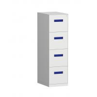 China Office Steel Vertical 4 Drawer Filing Cabinet RAL Color on sale