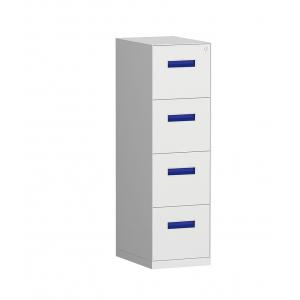 China OEM ODM 5mm Edge Vertical 4 Drawer Filing Cabinet  0.6mm Thickness supplier