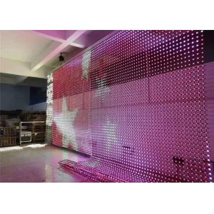 Outdoor Flexible Led Display Background Curtain Video Mesh LED Screen