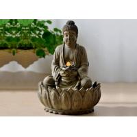 China Small Lighted  Tabletop Buddha Water Fountain on sale