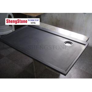 China Laboratory Black Epoxy Resin Worktop 750mm Wide High Compression Resistance supplier