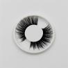 China 1 pair soft 3D mink eyelash 100%real mink Fur Handmade Crossing individual strip wholesale