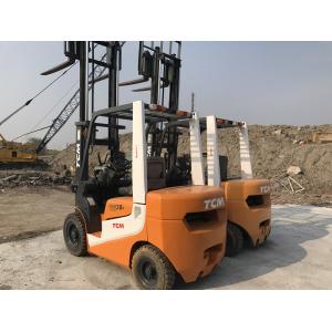 China 2009 Year Second Hand Forklifts , TCM 3 Ton Rough Terrain Forklift 54HP Engine Power supplier