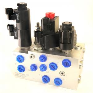 OEM hydraulic Solenoid Valve Bank With Manifold Parallel Valve Group