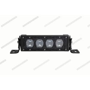 High Low Beam Single Row LED Light Bar IP68 Black / White For Chevrolet Silverado