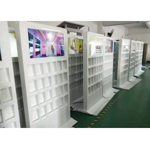 China Touch Screen Kiosk Android 7.1 Vertical Multimedia  55in Magazine Holder supplier