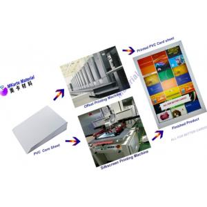 0.10-0.85mm Smart Card Material Plastic PVC Card Core Sheet For Printer