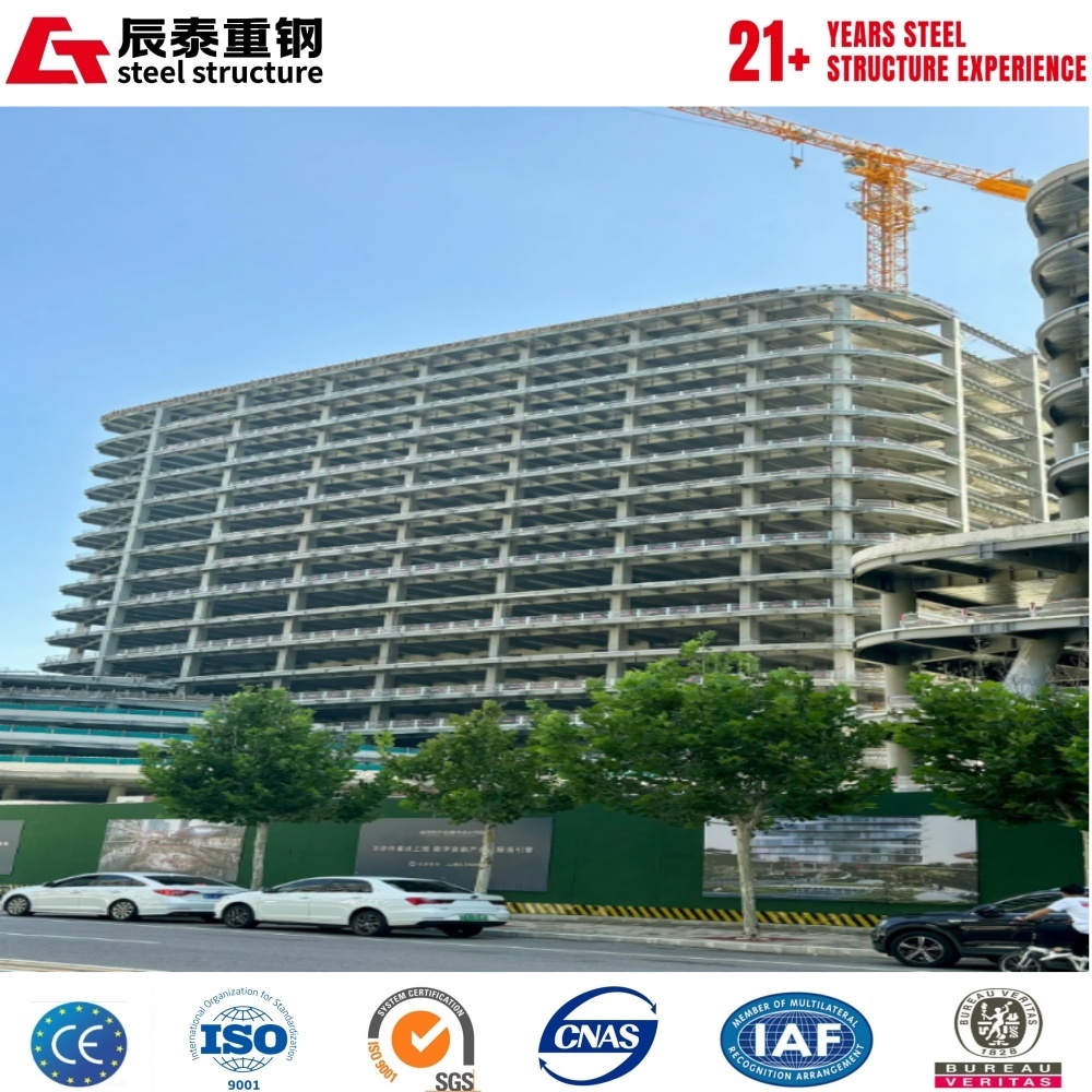 China Prefabricated steel structure commercial building office building with assembly frame structure wholesale