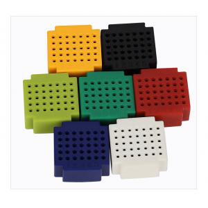 China Plastic Colored Round Hole Breadboard With 25 / 35 / 45 Tie - Point supplier