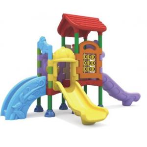 toddler full plastic covered outdoor play equipment swing slide set for sale
