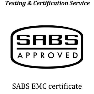 South Africa SABS certification