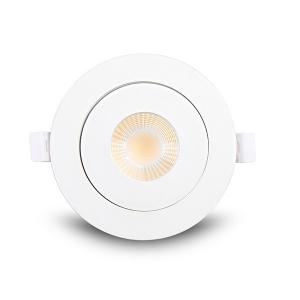 China FCC Certified Tilt LED Recessed Downlights 5CCT CRI 80 Heat Resistant supplier