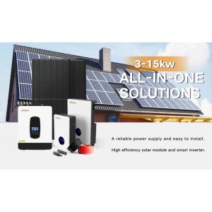 Customized 400w Home Solar Panel Power System with 5.5Kw Solar Inverter