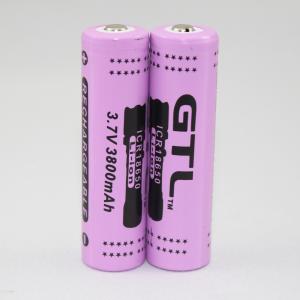 18650 Protected battery GTL 3800mAh battery 3.7V li-ion battery