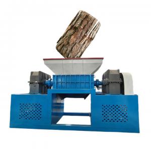 Twin Shaft Heavy Duty Wood Shredder 7.5kW For Tree Root / Tree Leaf