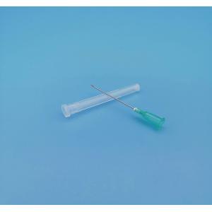 China Light Green Surgical Syringe Needle Side Hole Out Diameter 2.1mm 14G For Single Use supplier