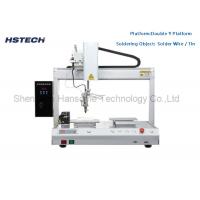 China 4 Axis Robotic Soldering Machine Solder Wire Feeding Automated Soldering Equipment HS-S5331 on sale