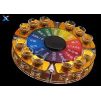 China Chinese Style Acrylic Display Rack Game Rotating Acrylic Swallow Wine Bullet Cup Holder Rack Tray For Bar on sale