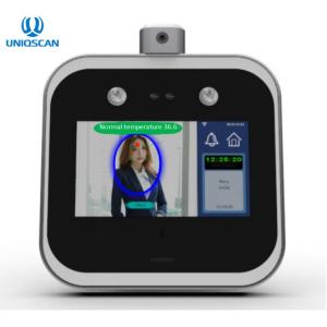 Voice Alarm Flap Barrier Gate Body Temp Measuring Facial Recognition Access Control