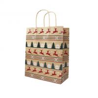 China Custom Offset Printed Paper Gift Bags With Handles Biodegradable on sale