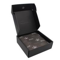 China Custom Logo Glassy Lamination Chothes Abaya Box Packaging Shipping Boxes For Abaya Brand on sale