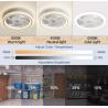 China Control remoto de la APP de fábrica Smart Low Profile Ceiling Fan Light Flush Mount LED Ceiling Light 6 Velocidades del viento Nuevas tecnologías ventiladores de techo wholesale